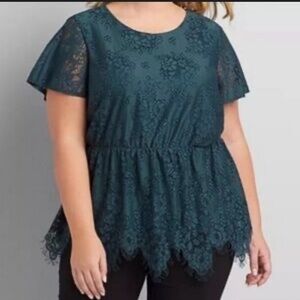 Lane Bryant Lace Top
